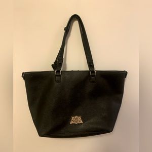 Juicy Couture Black Leather Tote